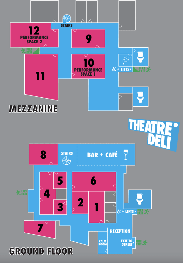 the map of the venue